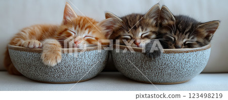 A cat to take a nap 123498219
