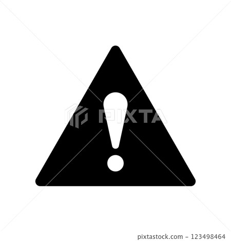 Caution mark icon illustration Caution mark icon illustration 123498464