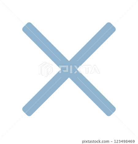 Cross icon illustration Cross icon illustration 123498469