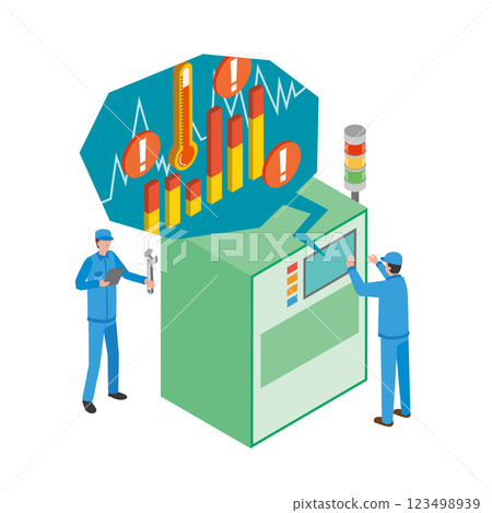 機械預測性維護的圖示 123498939