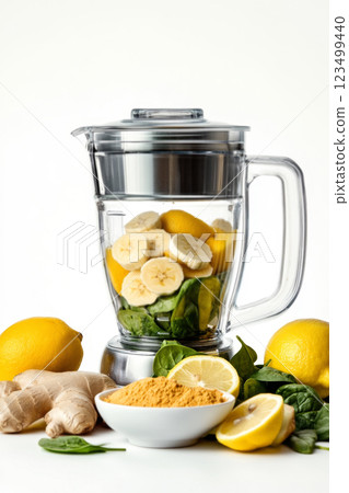 Healthy Ingredients for Green Smoothie 123499440