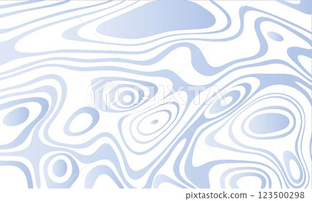 Abstract vector background of blue waves. 3D optical illusion- line art. 123500298