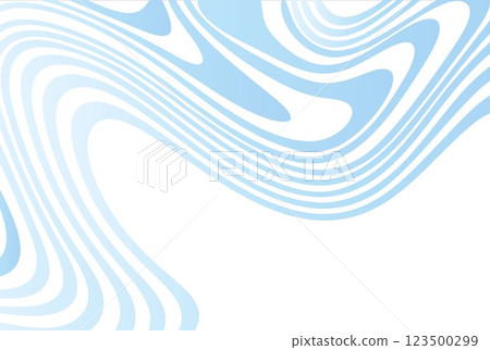 Abstract blue geometric lines curved in the form of waves. Vector illustration. Abstract blue geometric lines curved in the form of waves. Vector illustration. 123500299