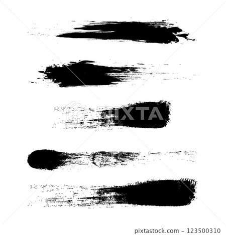 Vector diagonal strokes. Grunge design elements. Brushes. Eps 10 123500310