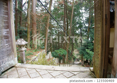 從 Chonatoki 門望去的石階 從 Chonatoki 門望去的石階 123500469