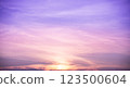 Beautiful dramatic scenic after sunset sky background after sunset, luxury soft gradient orange gold clouds and sunlight on the blue sky perfect for the background 123500604