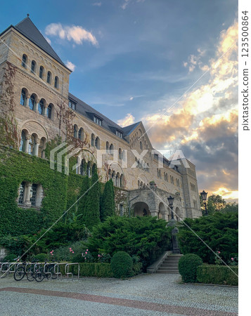 Imperial castle building in Poznan, Poland Imperial castle building in Poznan, Poland 123500864