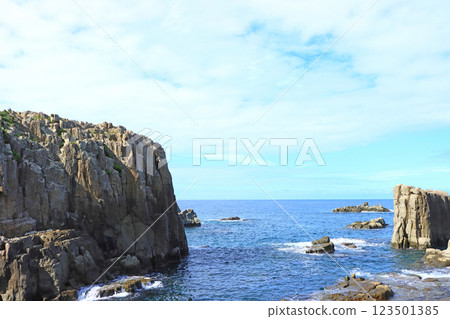 Scenery of Tojinbo, Sakai City, Fukui Prefecture 123501385