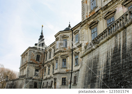 Part of Pidhirtsi Castle building near Lviv, Ukraine Part of Pidhirtsi Castle building near Lviv, Ukraine 123501574