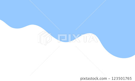Minimalist Blue and White Wavy Abstract Banner or Header Design. Minimalist Blue and White Wavy Abstract Banner or Header Design. 123501765