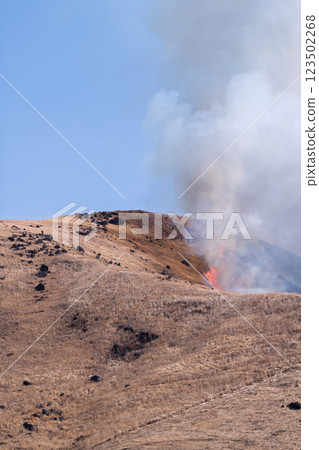 閃耀春光的觀光休憩勝地：近距離觀賞阿蘇（俵山）火燒場 123502268