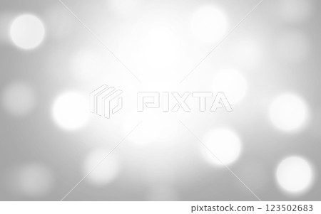 Elegant White Bokeh Glow. Soft Defocused Light Background, Background decoration 123502683