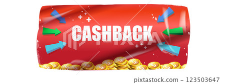 Red cash back vector icon and sticker isolated on white. Cashback sticker, tag, retro label, cashback or money refund horizontal banner, label, clip art png, flyer, poste background Red cash back vector icon and sticker isolated on white. Cashback sticker, tag, retro label, cashback or money refund horizontal banner, label, clip art png, flyer, poste background 123503647