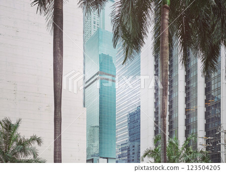 Urban background, color toning applied, Manila, Philippines. Urban background, color toning applied, Manila, Philippines. 123504205
