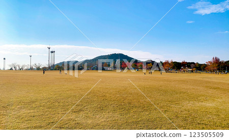 Prefectural Chikuho Green Park in Kitakyushu City 123505509