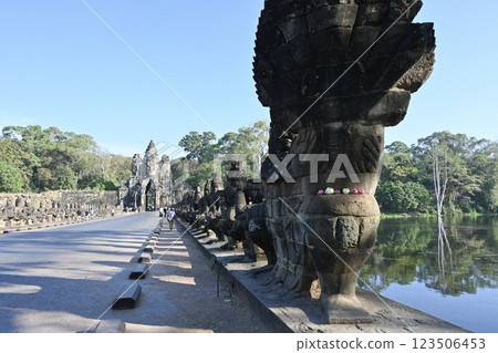 Angkor Thom South Gate, Angkor Ruins, Cambodia 123506453