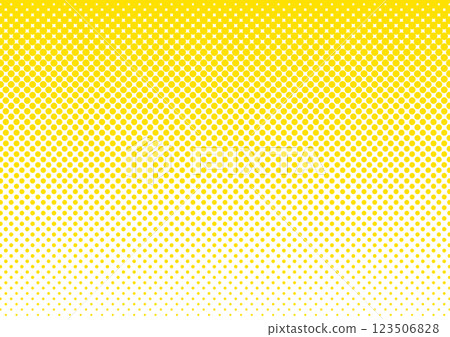 Halftone background yellow simple vector polka dots 123506828