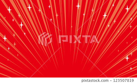 輻射背景紅色簡單集中線閃光 輻射背景紅色簡單集中線閃光 123507819