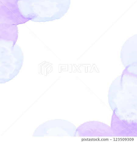 Watercolor texture banner background material Blue Winter image Square Watercolor texture banner background material Blue Winter image Square 123509309