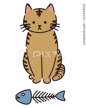 Give me your head and tail illustration 123509435