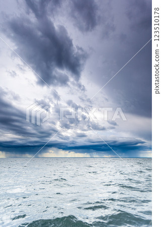seascape sea horizon and sky. seascape sea horizon and sky. 123510178