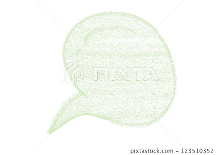 Separate green speech bubble on transparent background Separate green speech bubble on transparent background 123510352