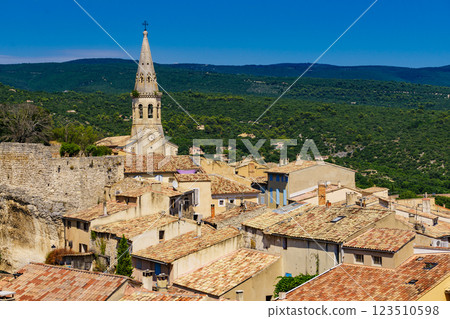Saint-Saturnin-les-Apt village in France Saint-Saturnin-les-Apt village in France 123510598