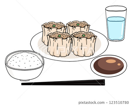 燒賣套餐插圖 123510780