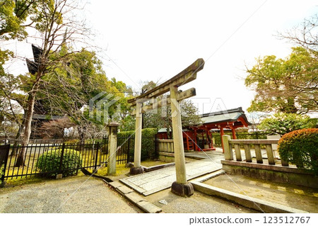 Kyoto Prefecture, Toji Temple, Yashima Shrine, Yashima Shrine, Kujo-cho, Minami-ku, Kyoto City, February 2022 123512767