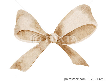 Watercolor illustration of a decorative Bow with soft tones. Drawing of Ribbon for baby shower greeting cards or childish birthday invitations. Art for packaging, and festive designs. Watercolor illustration of a decorative Bow with soft tones. Drawing of Ribbon for baby shower greeting cards or childish birthday invitations. Art for packaging, and festive designs. 123513243