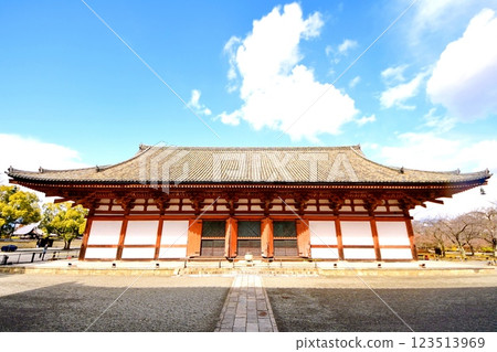Kyoto Prefecture, Toji Temple Lecture Hall (Important Cultural Property), Kujo-cho, Minami-ku, Kyoto City, February 2022 123513969