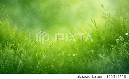 明亮的綠色草地圖案 明亮的綠色草地圖案 123514228