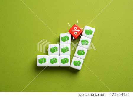 High taxes hit profits. Increased tax burdens impact corporate growth, small businesses, and economic sustainability. Lower profitability and business challenges. 123514951