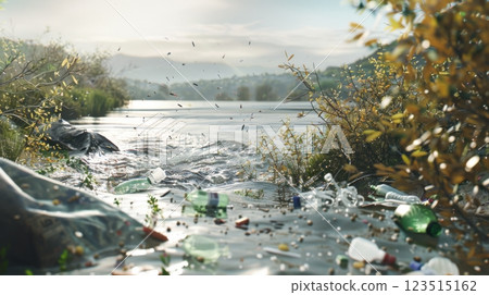 Plastic Pollution Of The Environment 123515162