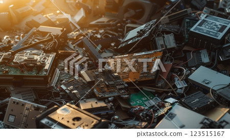 E-Waste And Electronic Recycling Crisis 123515167
