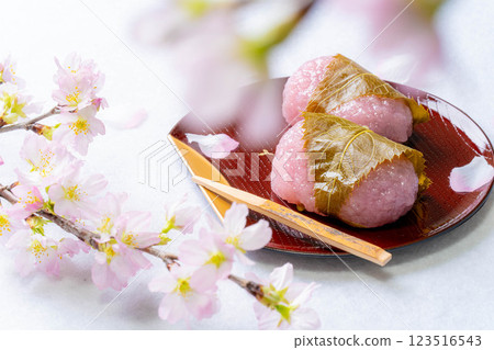 [春季食材] 櫻餅、關西櫻餅、道明寺 [食材] 123516543