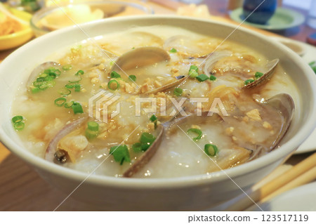 廣式中式蛤蜊粥 廣式中式蛤蜊粥 123517119