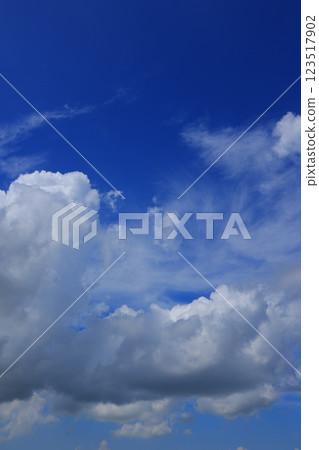 Clouds floating in the blue sky 123517902