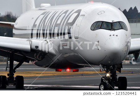 Finnair A350-900 Narita taxiing Toyomi Finnair A350-900 Narita taxiing Toyomi 123520441