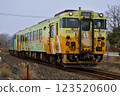 Decorated diesel railcar on the Sakaiminato Line① 123520600