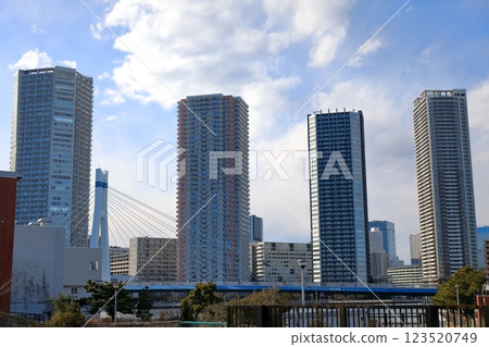 東雲塔公寓和辰巳櫻橋(東京都江東區) 東雲塔公寓和辰巳櫻橋(東京都江東區) 123520749