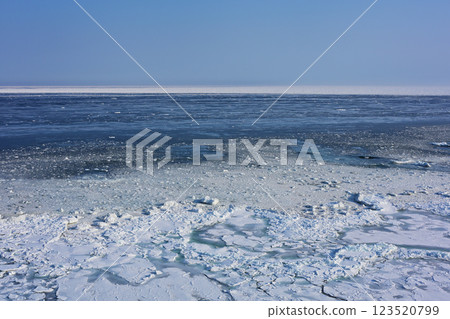 Drift ice from Cape Notori Drift ice from Cape Notori 123520799