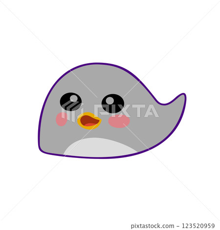 可愛的小鳥小雞插畫素材 可愛的小鳥小雞插畫素材 123520959