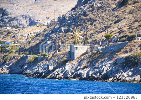 Beautiful Aegean islands to visit by cruise ship 123520965