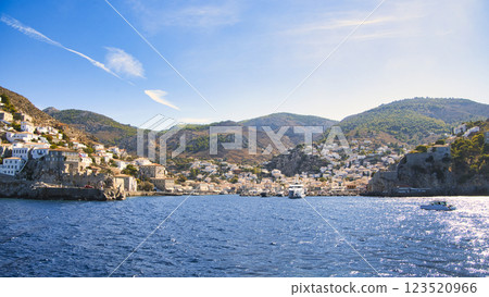 Beautiful Aegean islands to visit by cruise ship Beautiful Aegean islands to visit by cruise ship 123520966