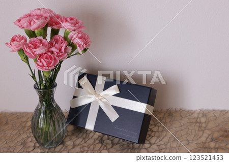 Carnations and gifts Carnations and gifts 123521453