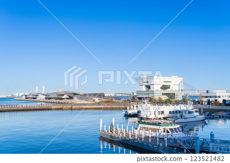"Kanagawa Prefecture" Yokohama Osanbashi Pier and passenger ship terminal 123521482