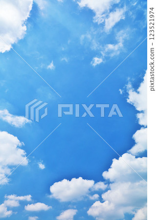 Summer blue sky and clouds Summer blue sky and clouds 123521974
