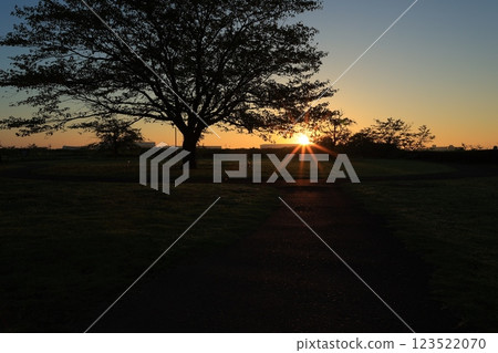 A beautiful morning glow A beautiful morning glow 123522070