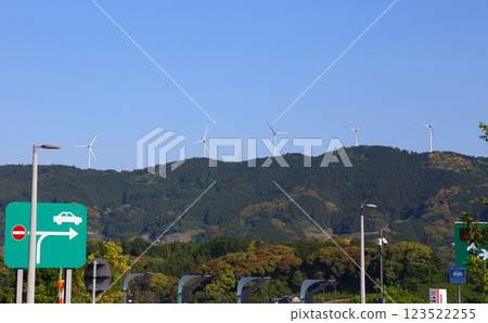 Wind power generation Hamamatsu Service Area Hamamatsu Wind Power Generation Hamamatsu Wind Power Plant Unit 1 Hamamatsu Lake Hamana Shizuoka Prefecture Shizuoka 123522255